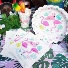 Flamingo Bay paper cups, Rex London