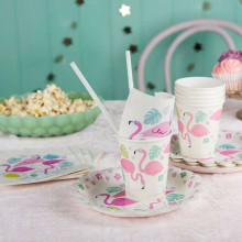 Flamingo Bay paper cups, Rex London