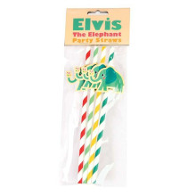 Elvis The Elephant Party Straws, Rex London