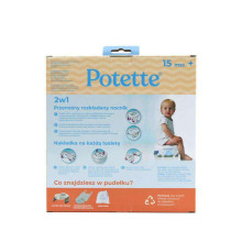 2in1 Potette white and grey, Potette
