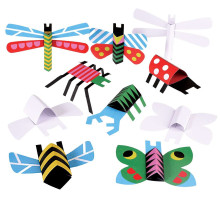 Make your own cardboard bugs, Rex London