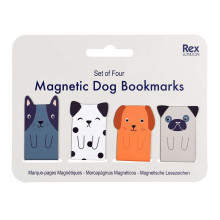 Magnetic Dog Bookmarks, Rex London