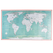Scratch world map, Rex London