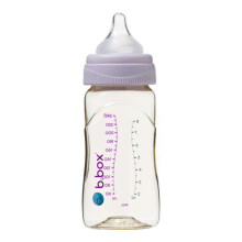 PPSU Baby Bottle, 240ml, Peony, b.box