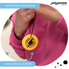 Strike energy pendant, yellow, Jellystone Design