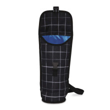 Freezable Wine Cooler Bag, Color - Black Grid, PACKIT