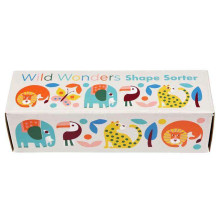 Wild Wonders Wooden Shape Sorter, Rex London