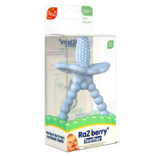 Silicone teether Juicy Raspberry Plus, blue, RazBaby