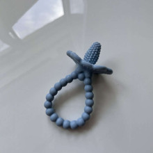 Silicone teether Juicy Raspberry Plus, blue, RazBaby