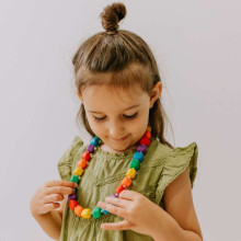 Princess and the Pea Necklace, colorful, Jellystone Design