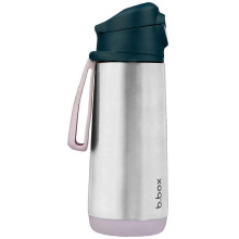 500ml insulated sport spout bottle - indigo rose, b.box