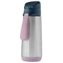 500ml insulated sport spout bottle - indigo rose, b.box