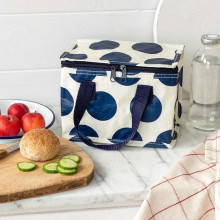 Navy On White Spotlight Lunch Bag, Rex London