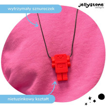 Robot Pendant, Red, Jellystone Design