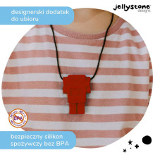 Robot Pendant, Red, Jellystone Design