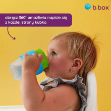 b.box 360° cup for learning to drink for children - sippy training cup strawberry shake