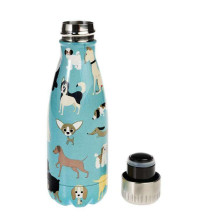 Dogs 260ml Stainless Steel Bottle, Rex London