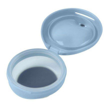 b.box fill+feed Silicone bowl with a lid for feeding babies and children lullaby blue