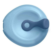 b.box fill+feed Silicone bowl with a lid for feeding babies and children lullaby blue