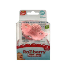 Teether, Juicy Raspberry, Pink, RaZbaby