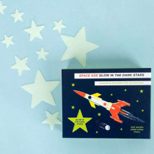 Box Of 30 Glow In The Dark Stars, Space Age, Rex London