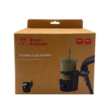 Royal Rascals stroller cup holder Universal stroller cup holder, black, 1 pc.