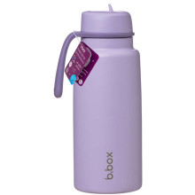 Insulated Flip Top Bottle – stainless steel, 1l thermos Lilac Love, b.box