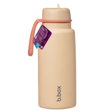 Insulated Flip Top Bottle – stainless steel, 1l thermos Melon Mist, b.box