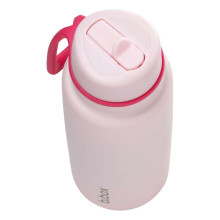 Insulated Flip Top Bottle – stainless steel, 1l thermos Pink Paradise, b.box