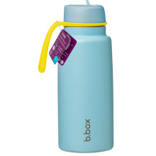 Insulated Flip Top Bottle – stainless steel, 1l thermos Pool Side, b.box