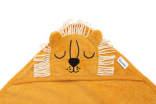 SOFT BATH TOWEL LION 90X90 YELLOW