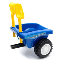 45784/658T RIDE-ON TOY TRACTOR WITH TRAILER BLUE