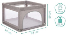 Fillikid Playpen Mia Art.4021-07 Mia  Bērnu sētiņa/manēža