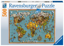 RAVENSBURGER puzle Tauriņu pasaule, 500gab., 15043