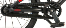 Bērnu velosipēds Volare Blaster 16" Black/Red - Prime Collection