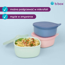 Silicone bowl with lid for a lunchbox Forest, b.box