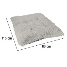 Ikonka Art.KX3720 Dog bed mat XXL grey 110x75cm