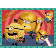 TREFL MINIONS Pužļu komplekts 4in1 Minions