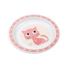 Šķivis plastmasas CUTIE ANIMALS 4/411 pink