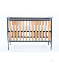 Gulta LEO DELUXE graphite-beech ar papildbortiņu (Drewex)