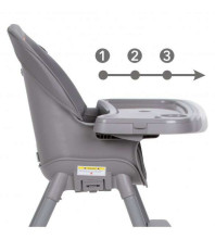 Krēsliņš EATAN grey 4-in-1 Kidwell [A]*