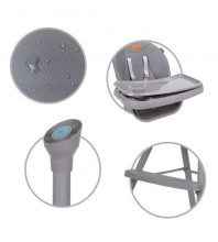 Krēsliņš EATAN grey 4-in-1 Kidwell [A]*