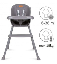 Krēsliņš EATAN grey 4-in-1 Kidwell [A]*