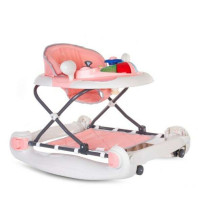 Staigulis ar šūpošanas funkciju AUTO B01.022.1.1 (pink/grey) SunBaby [A]*