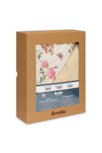 COTTON-MUSLIN SET PACK. ROMANTIC GARDEN ECRU