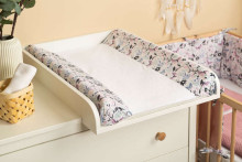 CHANGING PAD SHEET PINK BUTTERFLIES