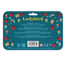 Fairies In The Garden Stick On Earrings, Ladybird, Rex London