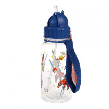 Space Age clear Kids Water Bottle, Rex London