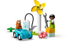 10985 LEGO® DUPLO Town Vēja turbīna un elektroauto