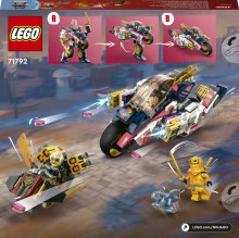 71792 LEGO® NINJAGO® Sora pārveidojamais motocikla sacīkšu robots